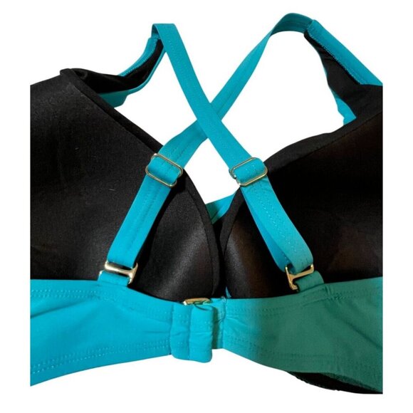 Alex Marie Torquoise Estilo Bikini Top SIZE-XL - Picture 6 of 6